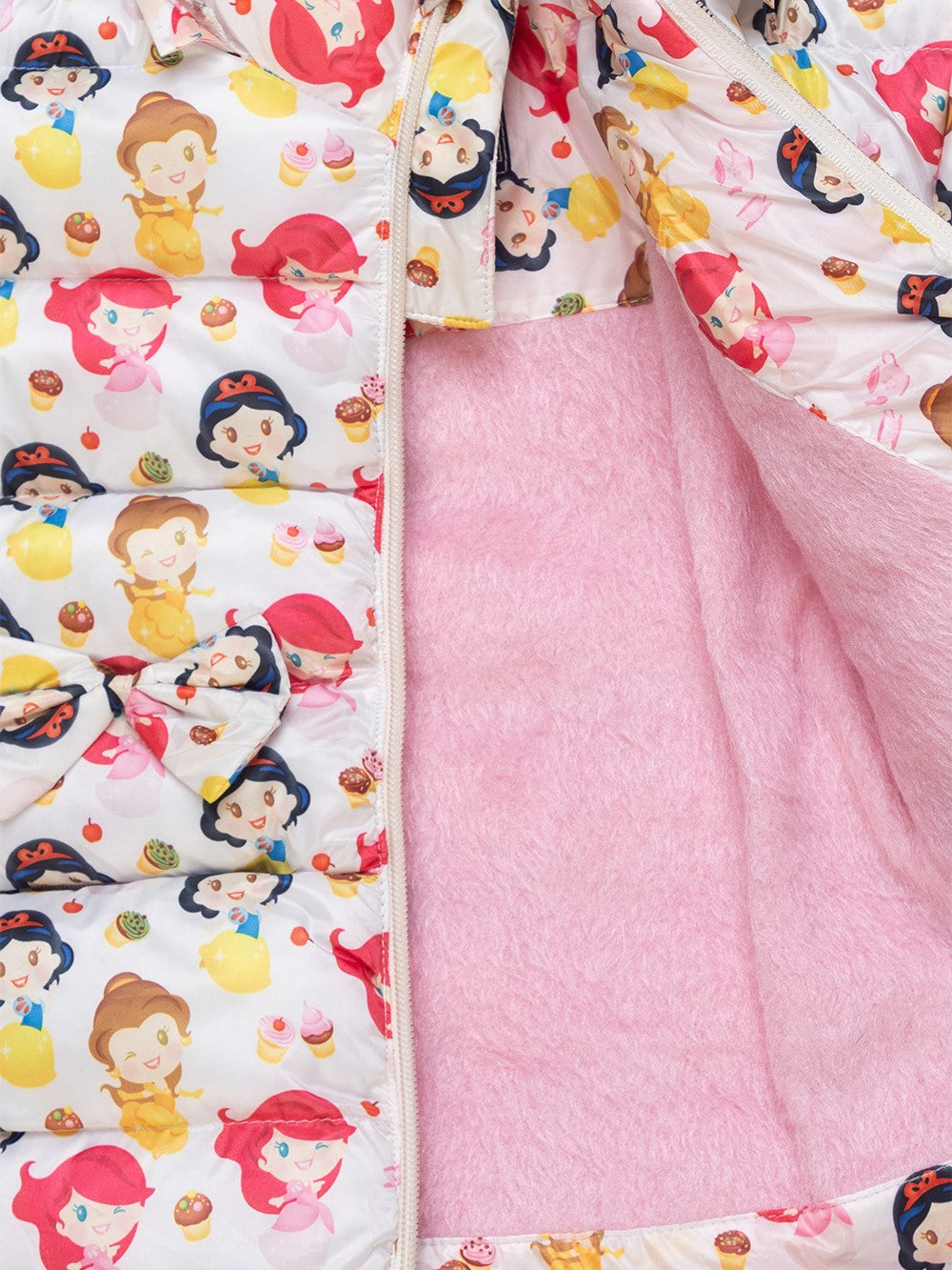 SnowBunny Winter Puffer Jacket with Faux-Fur Hood for baby girls