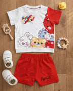 Baby Soft Cotton Baby Wear T-Shirt & Shorts Set