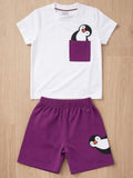 Peek-a-Boo Penguin™ Baby Cotton Set