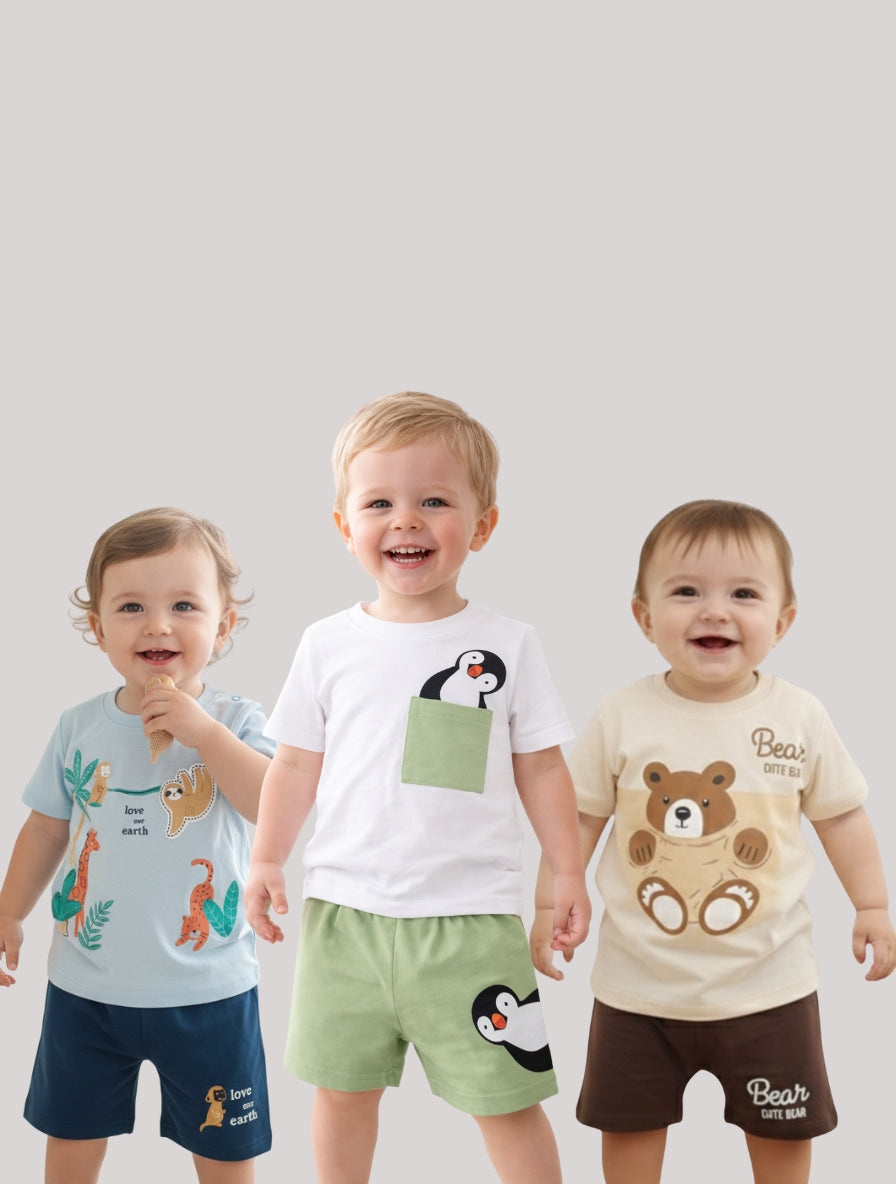 Tiny Adventures Set - Made with the Ultra Soft cotton
