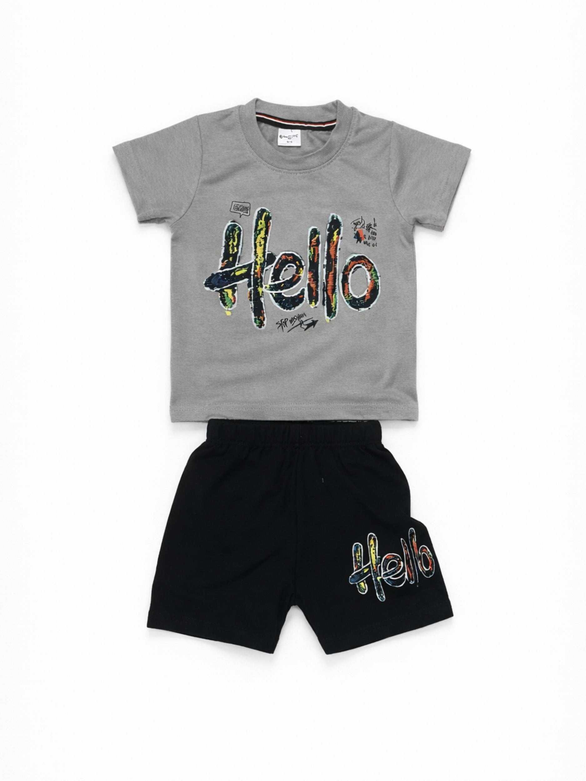 Soft Play Kids Cotton Set ( Shorts + T-shirts )