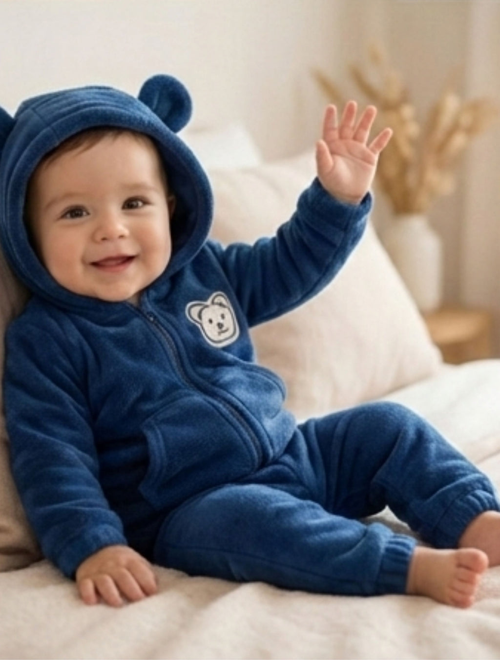 Bear & Bloom – Soft Flannel Teddy Set