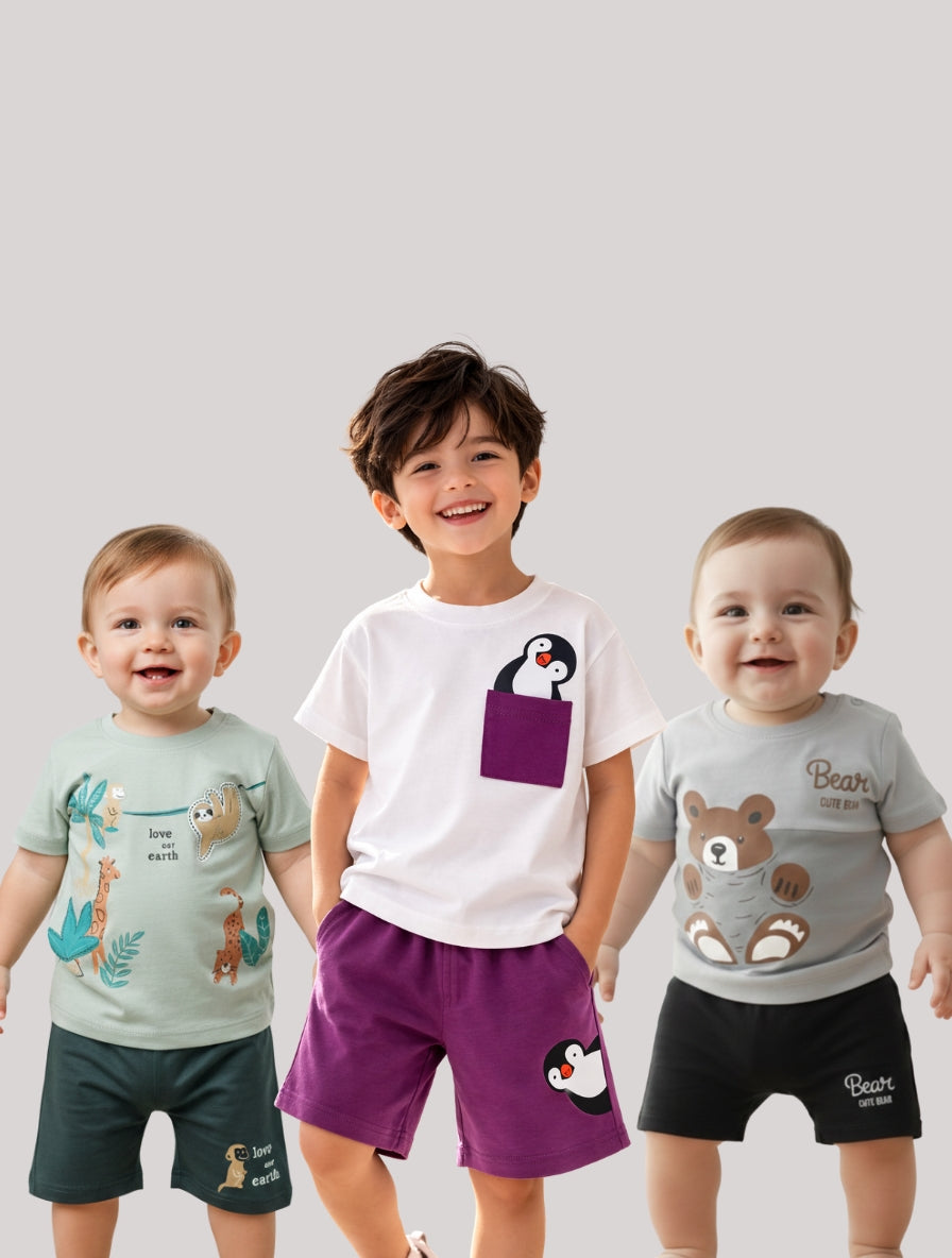 Tiny Adventures Set - Made with the Ultra Soft cotton