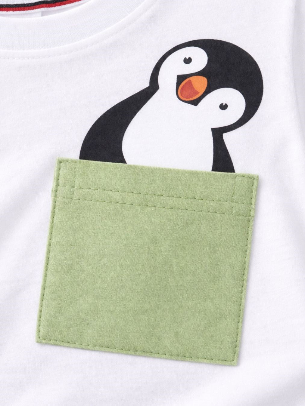 Peek-a-Boo Penguin™ Baby Cotton Set