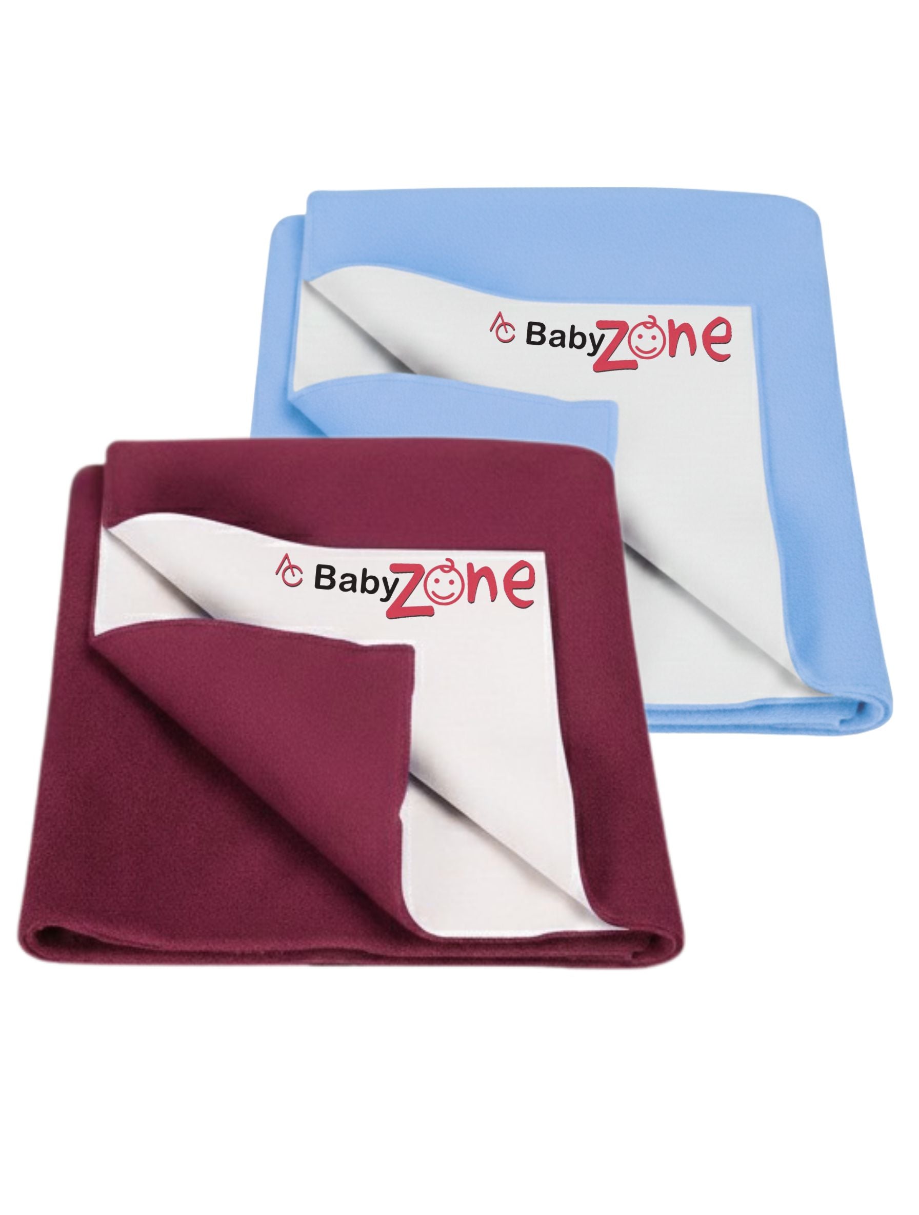 BabyZone Dry Sheet ( Pack Of 2 ) – Waterproof, Soft Cotton, Reusable