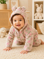 Double-Layer Fleece Winter Baby Romper Fo New Born Baby