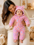 Double-Layer Fleece Winter Baby Romper Fo New Born Baby