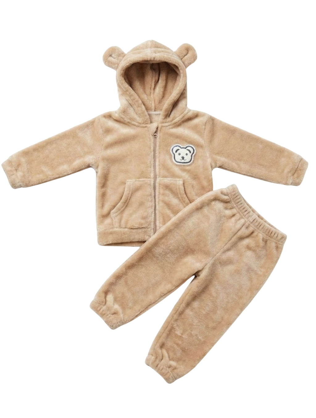 Bear & Bloom – Soft Flannel Teddy Set