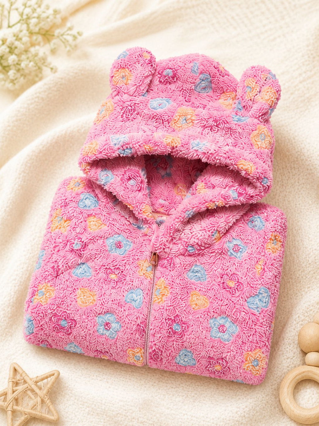 Double-Layer Fleece Winter Baby Romper Fo New Born Baby