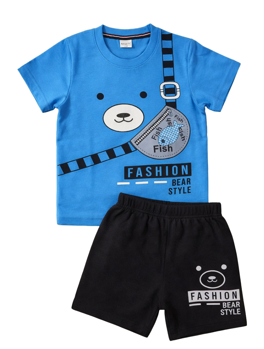 Bear Bag T-Shirt and Short Set