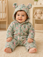 Double-Layer Fleece Winter Baby Romper Fo New Born Baby