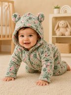 Double-Layer Fleece Winter Baby Romper Fo New Born Baby