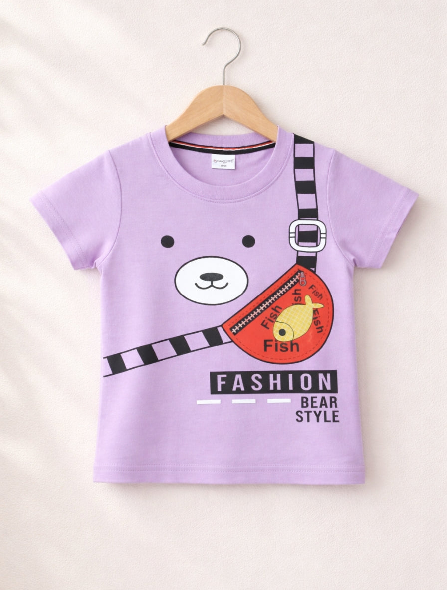 Kids Pure Cotton T-Shirt for Boys & Girls