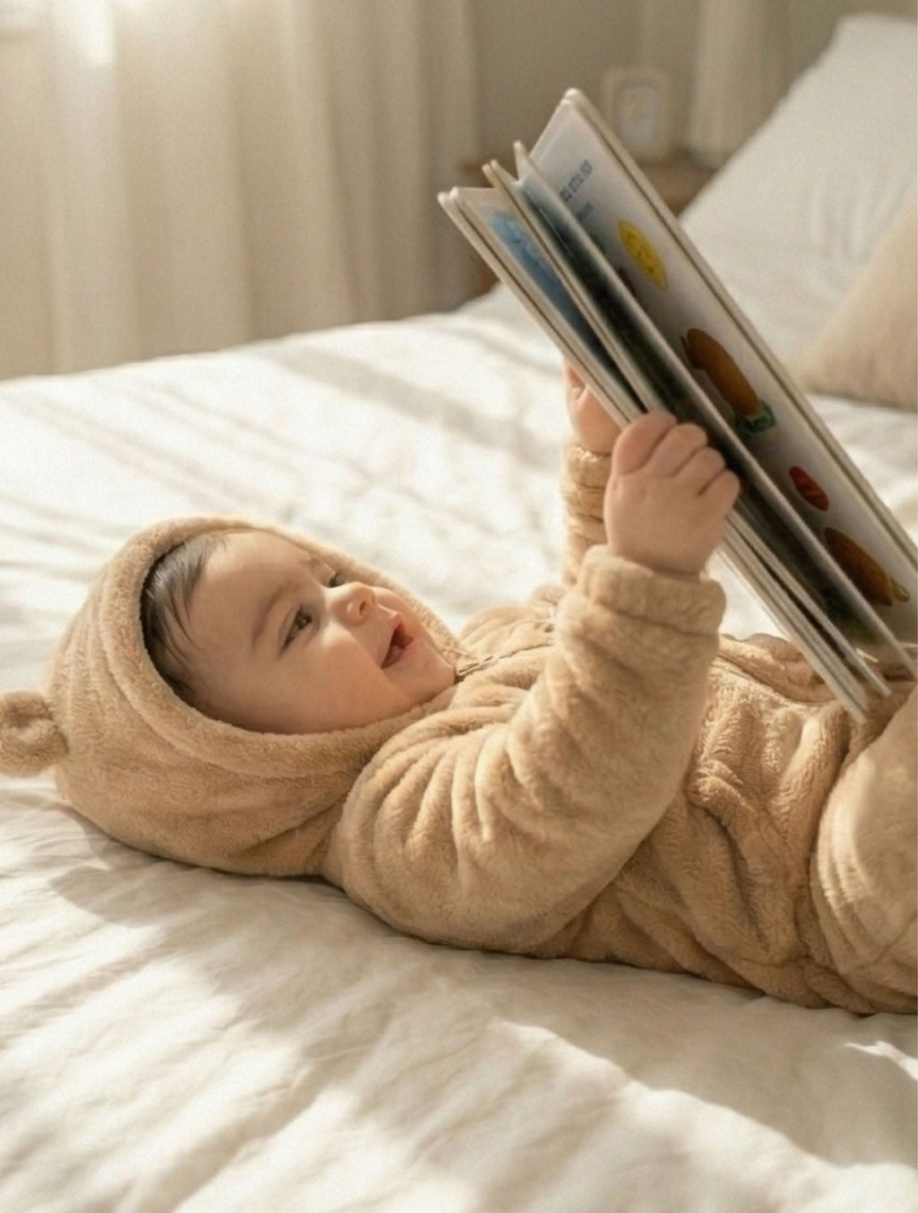 Bear & Bloom – Soft Flannel Teddy Set