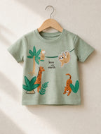 Jungle Joy Soft Kids Cotton Tee