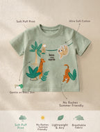 Jungle Joy Soft Kids Cotton Tee