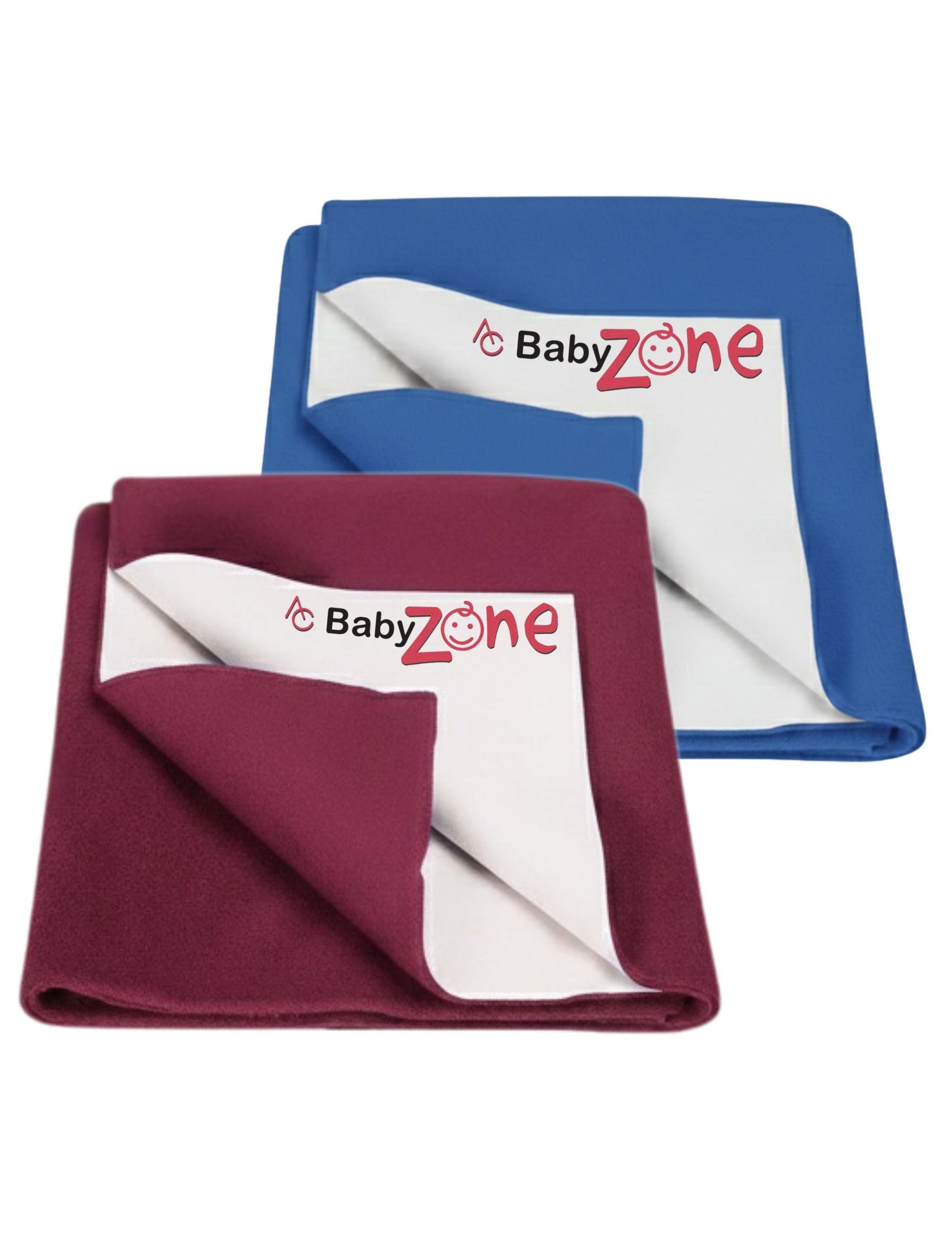 BabyZone Dry Sheet ( Pack Of 2 ) – Waterproof, Soft Cotton, Reusable