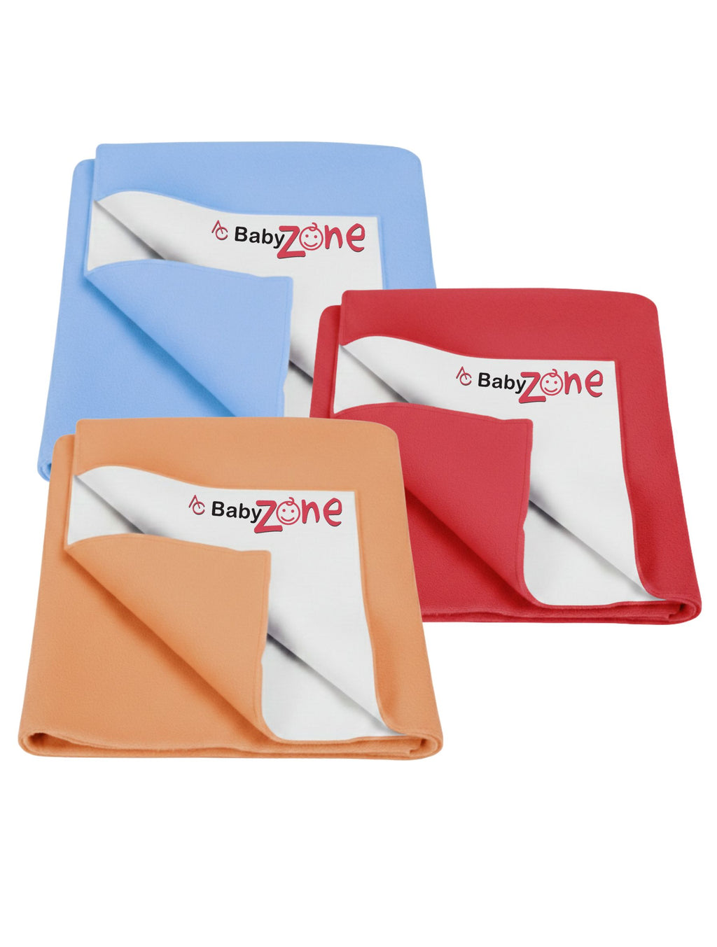 BabyZone Dry Sheet ( Pack Of 3 ) – Waterproof, Soft Cotton, Reusable
