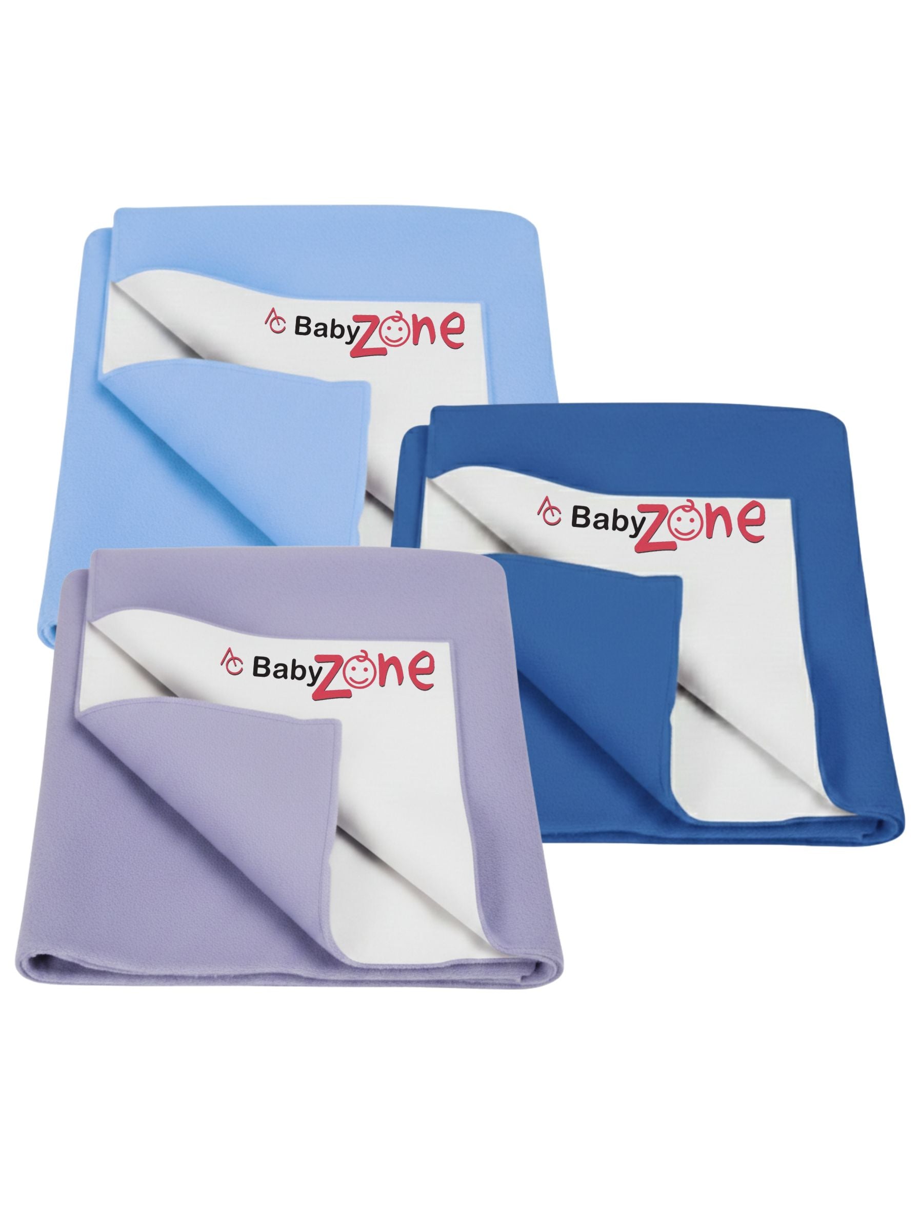 BabyZone Dry Sheet ( Pack Of 3 ) – Waterproof, Soft Cotton, Reusable