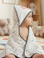 Baby Snuggle Hooded Towel Cum Blanket For Bath & Sleep Wrap