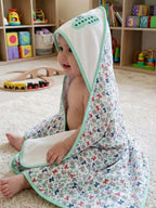 Baby Snuggle Hooded Towel Cum Blanket For Bath & Sleep Wrap