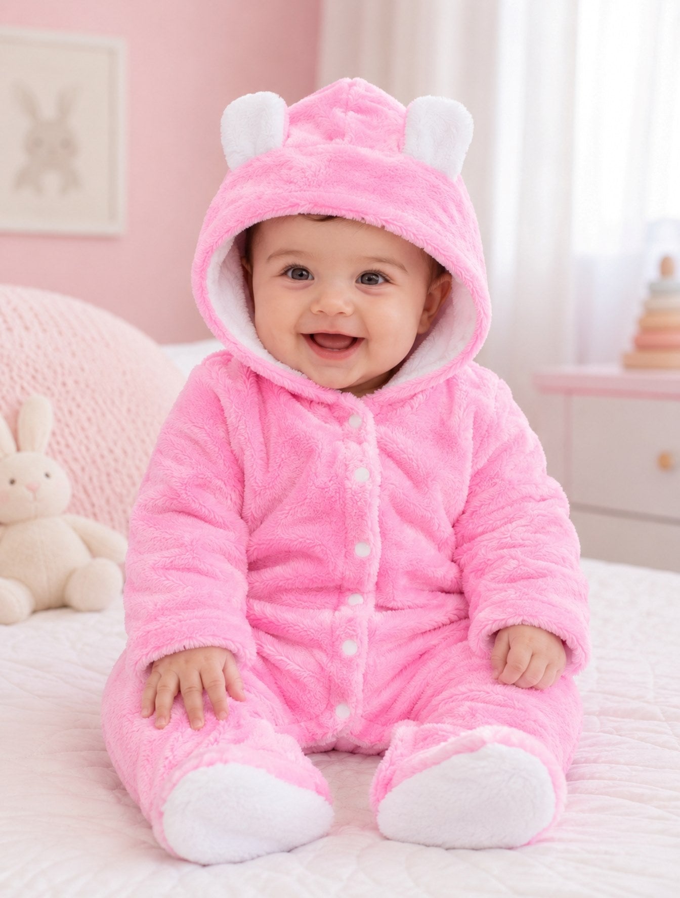 Babyzone Cozybear Fleece Snowsuit
