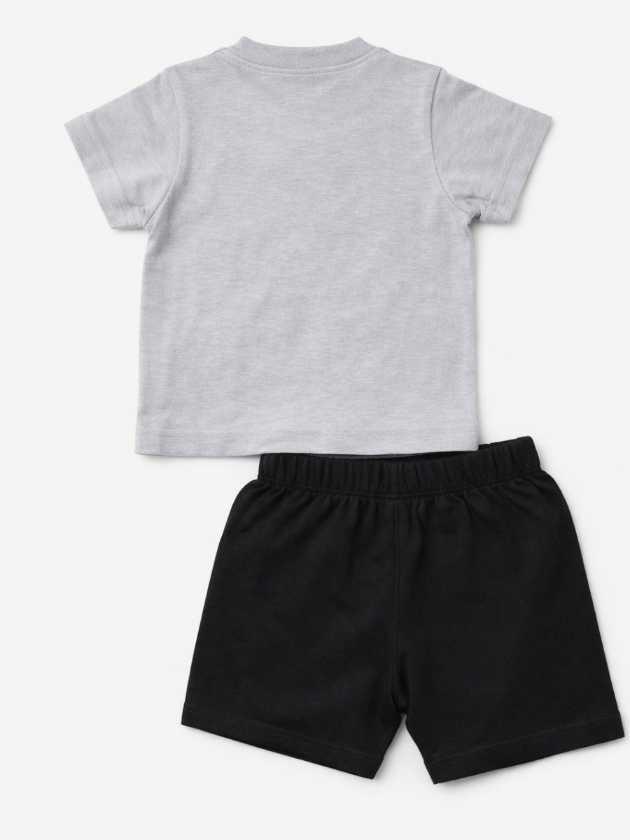 Happy Bear Cotton Set ( Shorts + T-shirt )