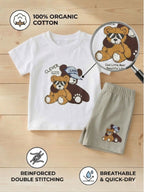 Cool Bear Cotton Set ( Shorts + T-shirts )