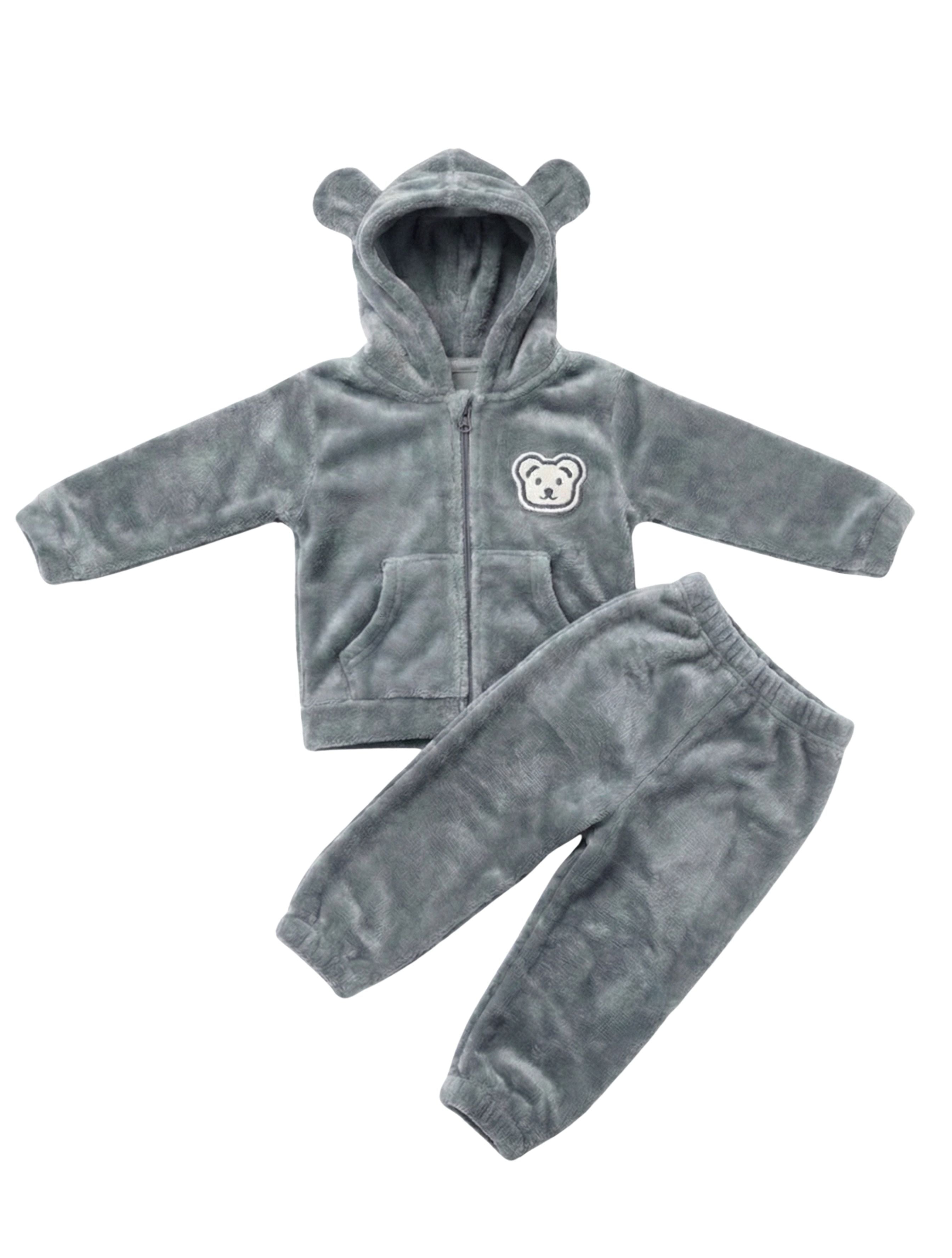 Bear & Bloom – Soft Flannel Teddy Set