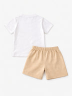 Happy Bear Cotton Set ( Shorts + T-shirt )