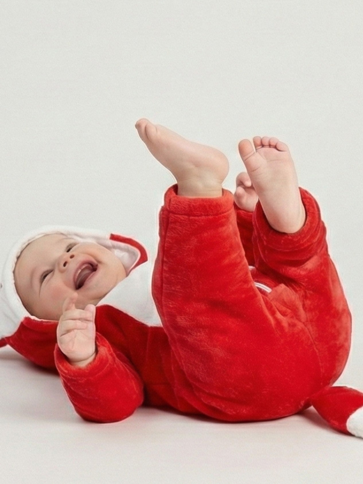 Little Fox Plush Hooded Baby Romper