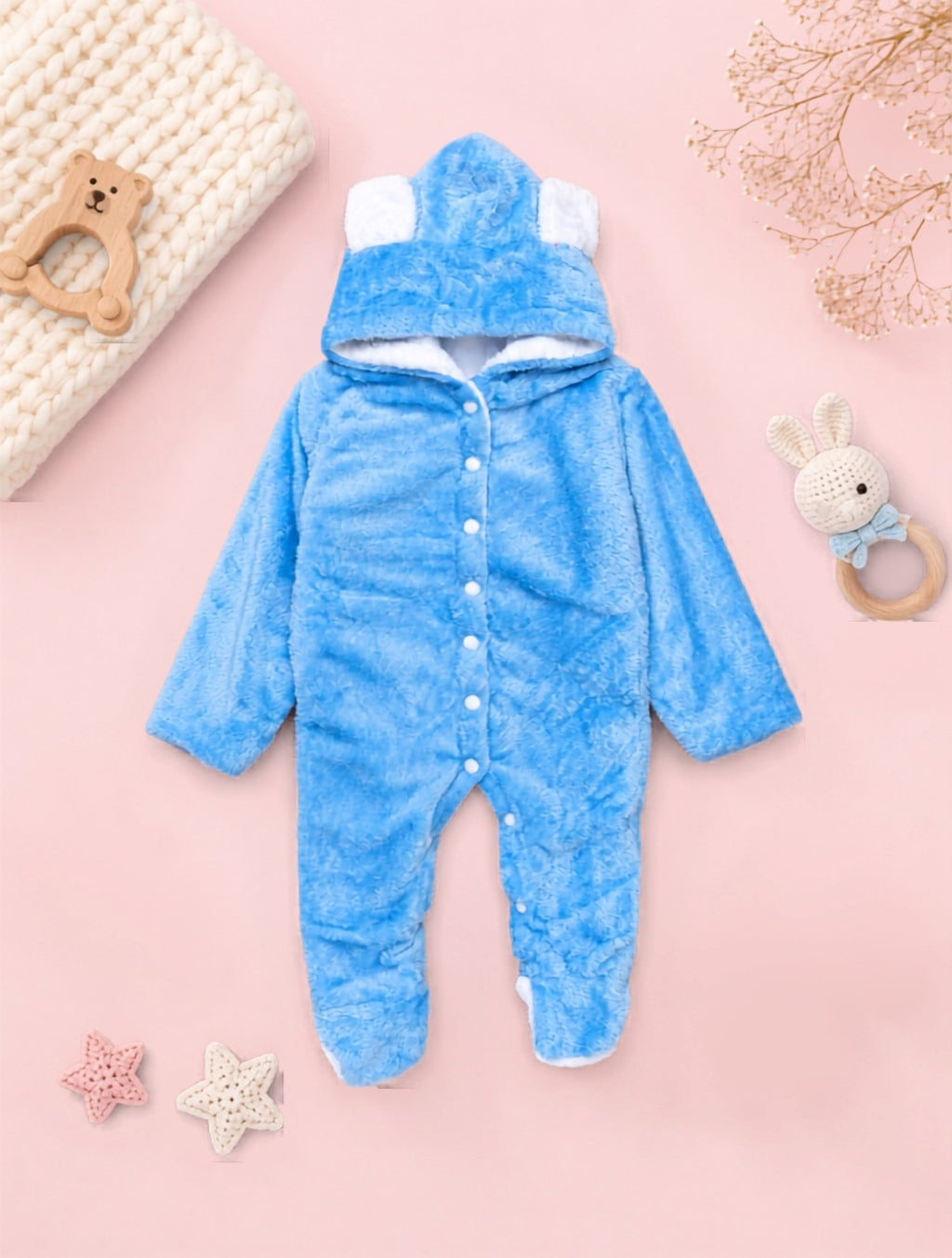 Babyzone Cozybear Fleece Snowsuit