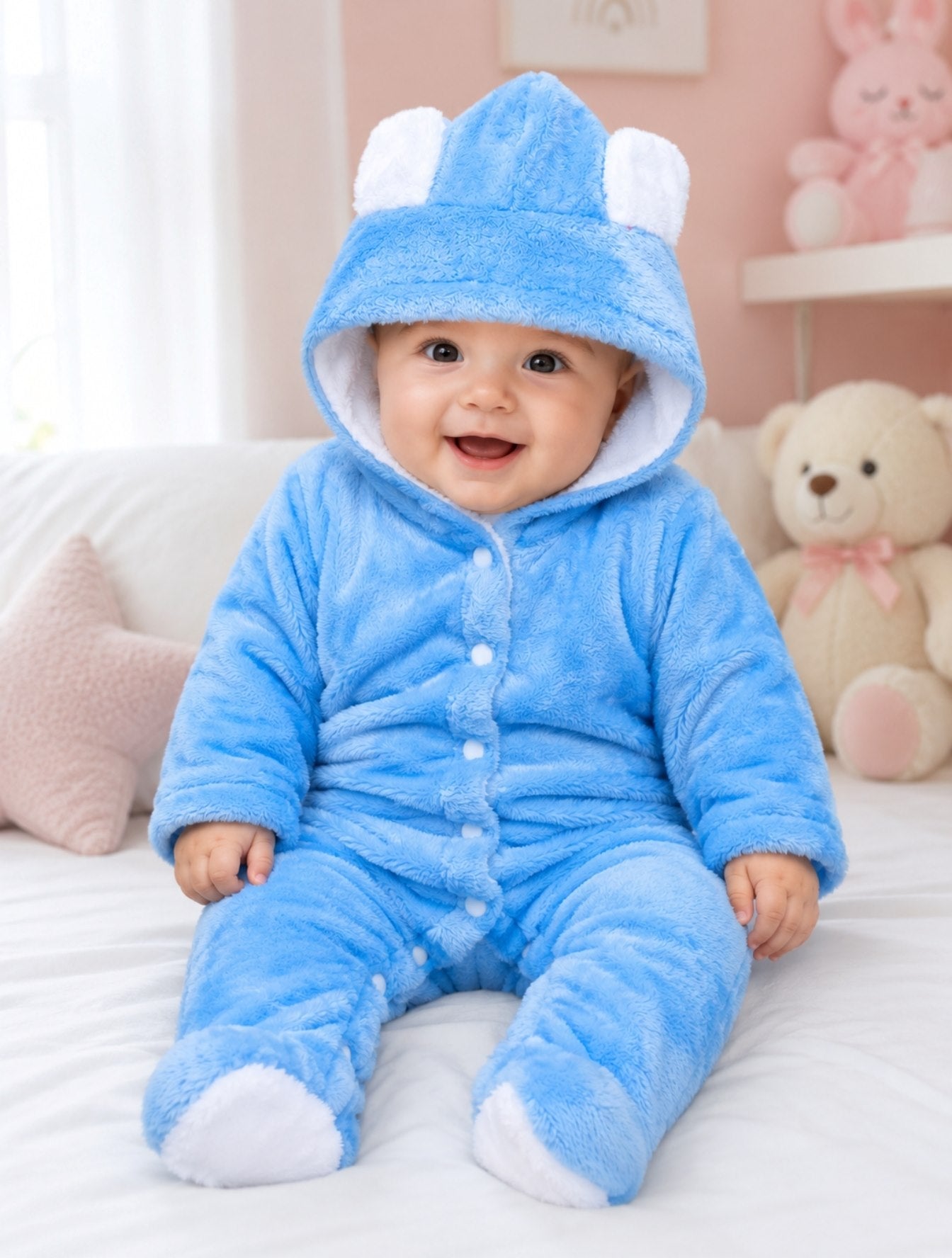 Babyzone Cozybear Fleece Snowsuit