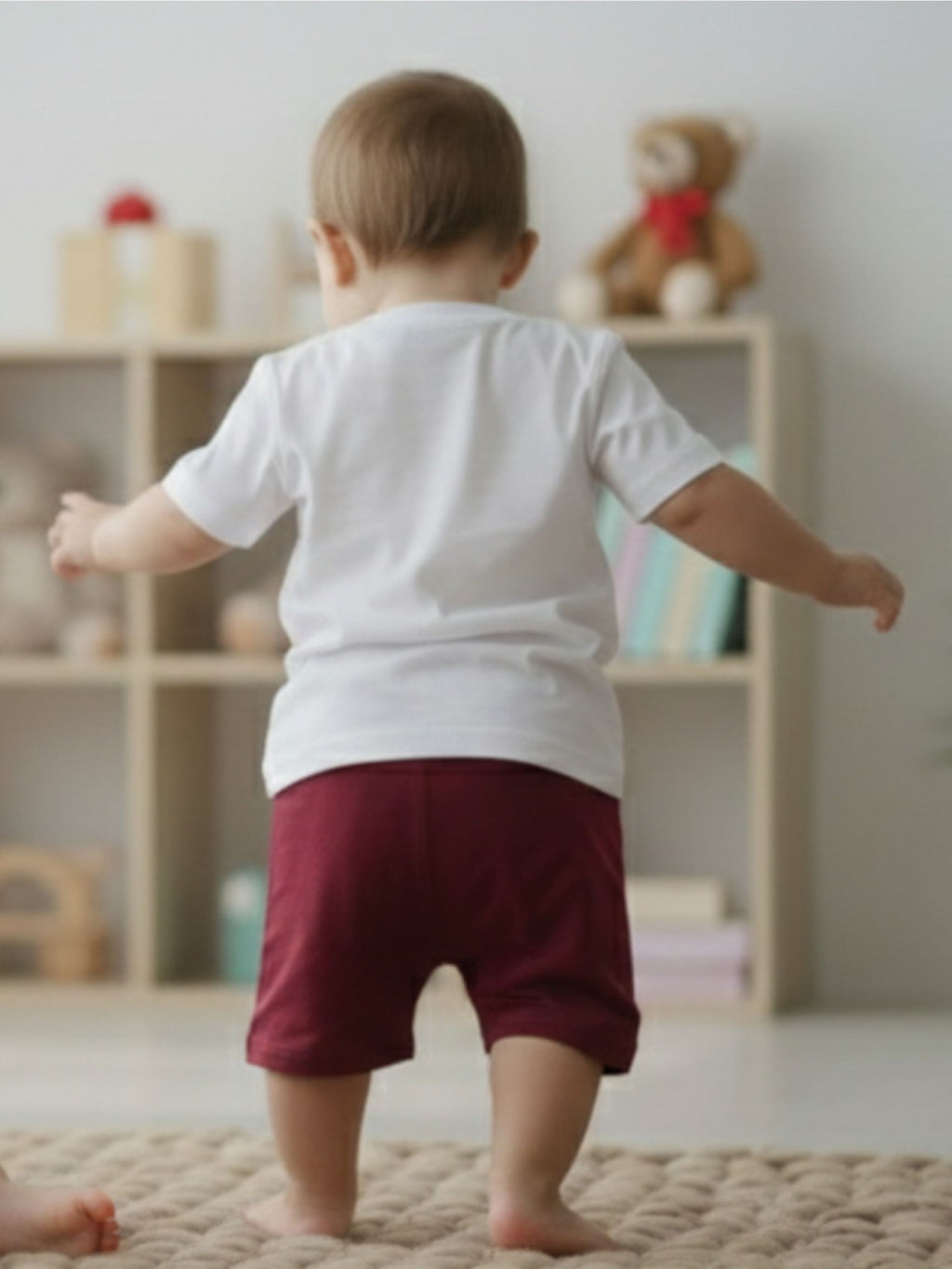 Baby Dinos Print Cotton Set (T-Shirt & Shorts) – Soft Summer Outfit