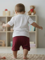 Baby Dinos Print Cotton Set (T-Shirt & Shorts) – Soft Summer Outfit