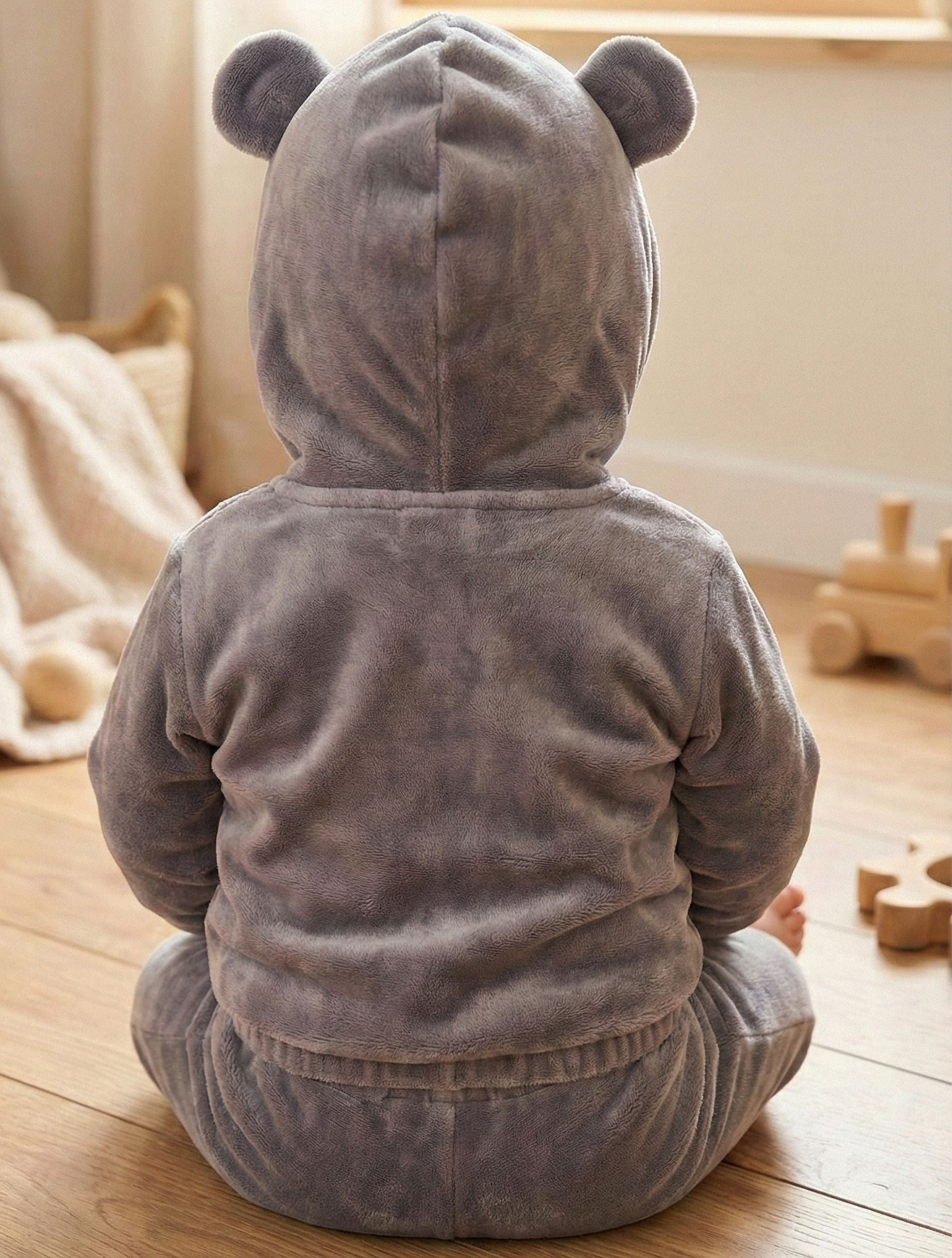 Bear & Bloom – Soft Flannel Teddy Set