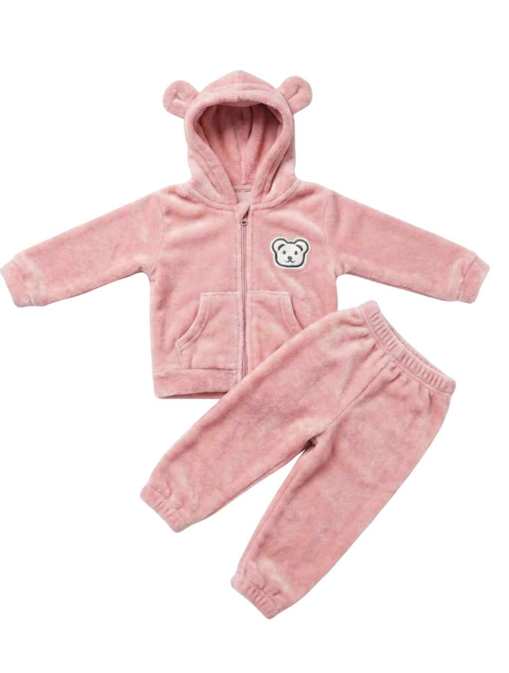 Bear & Bloom – Soft Flannel Teddy Set