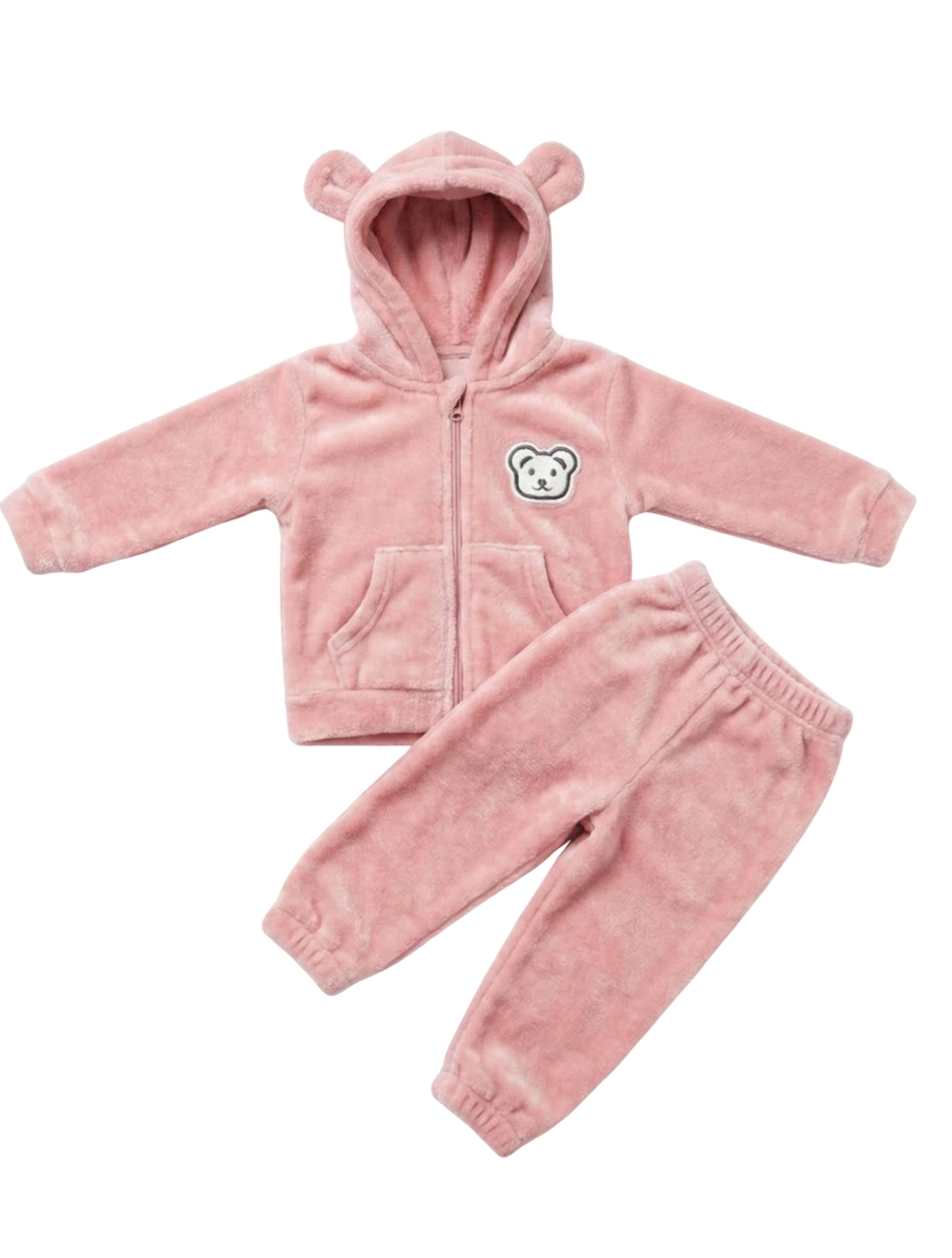 Bear & Bloom – Soft Flannel Teddy Set