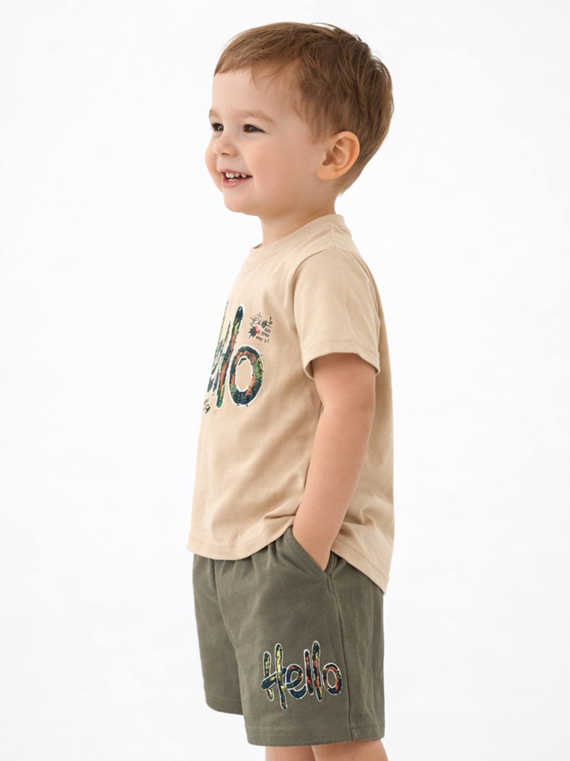 Soft Play Kids Cotton Set ( Shorts + T-shirts )