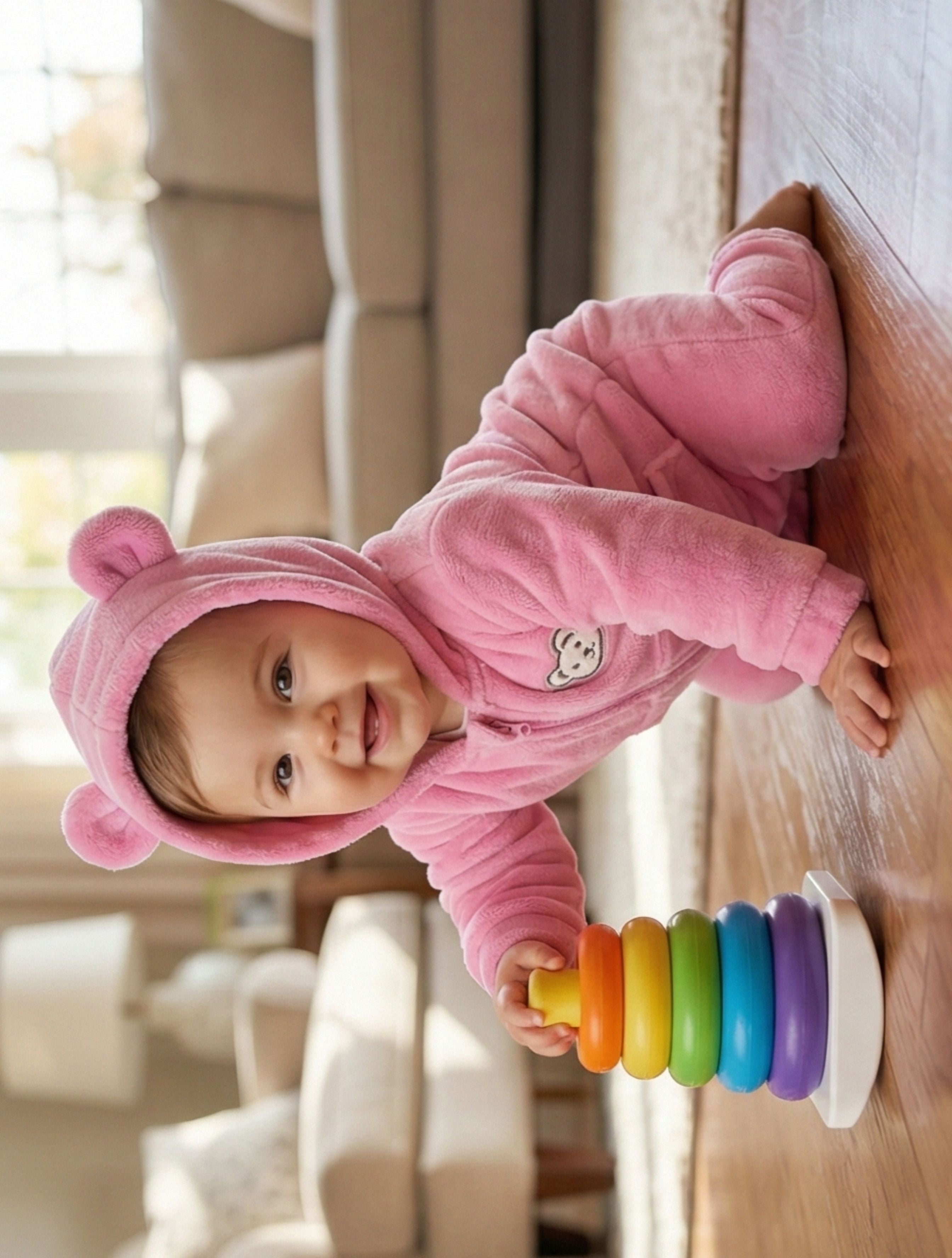 Bear & Bloom – Soft Flannel Teddy Set