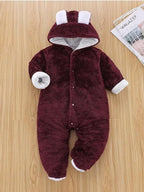 Babyzone Cozybear Fleece Snowsuit