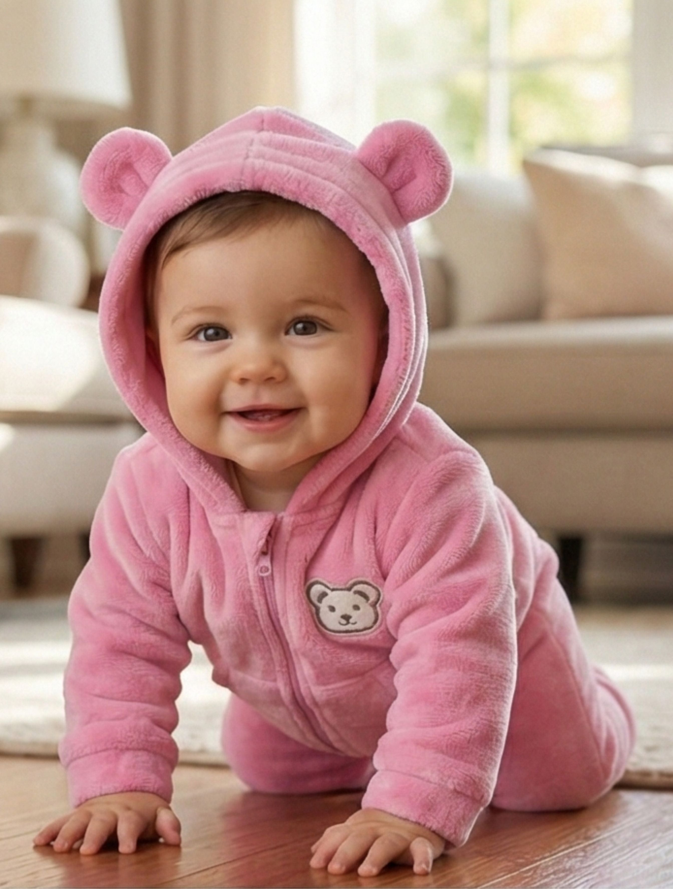 Bear & Bloom – Soft Flannel Teddy Set