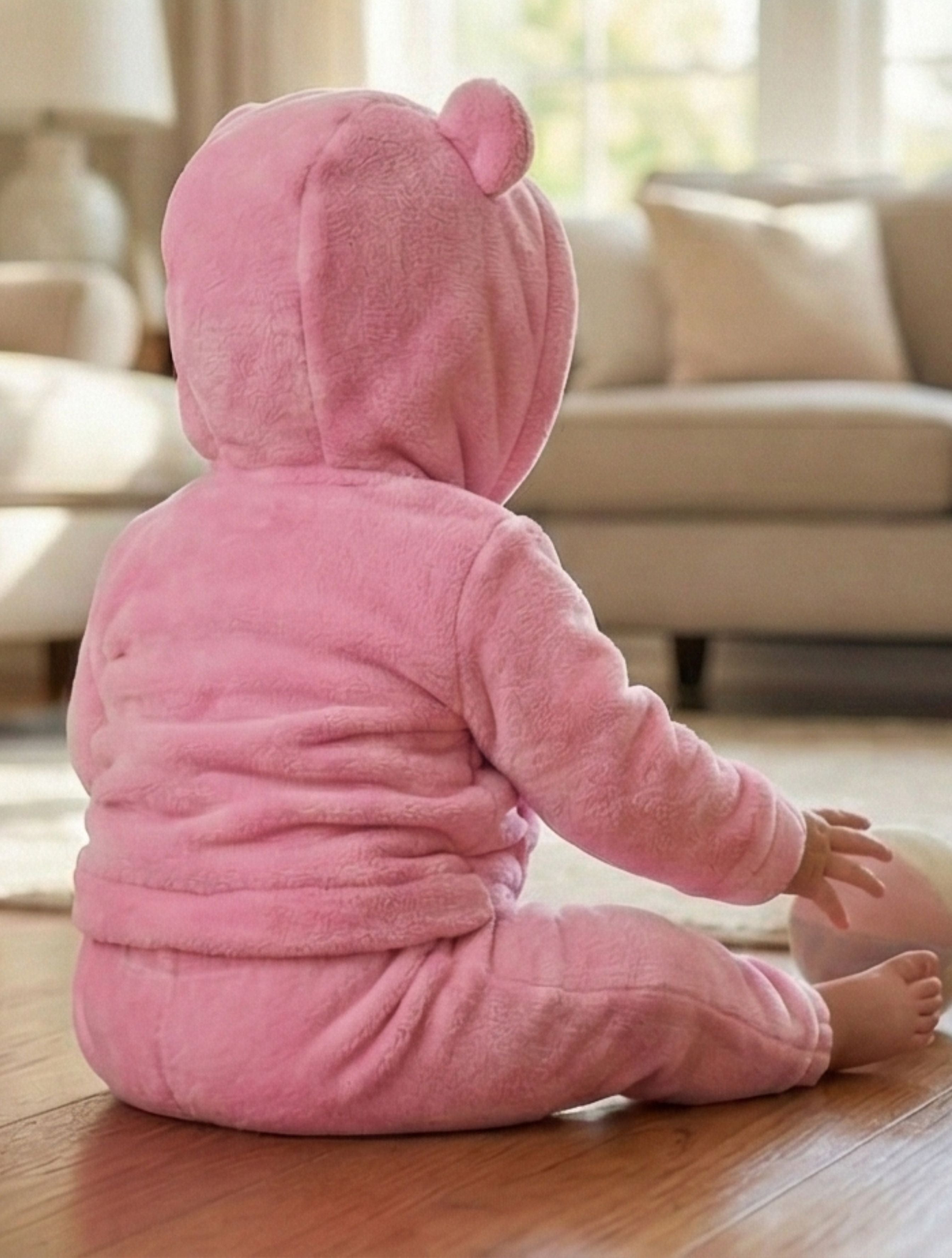 Bear & Bloom – Soft Flannel Teddy Set