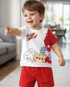 Baby Soft Cotton Baby Wear T-Shirt & Shorts Set