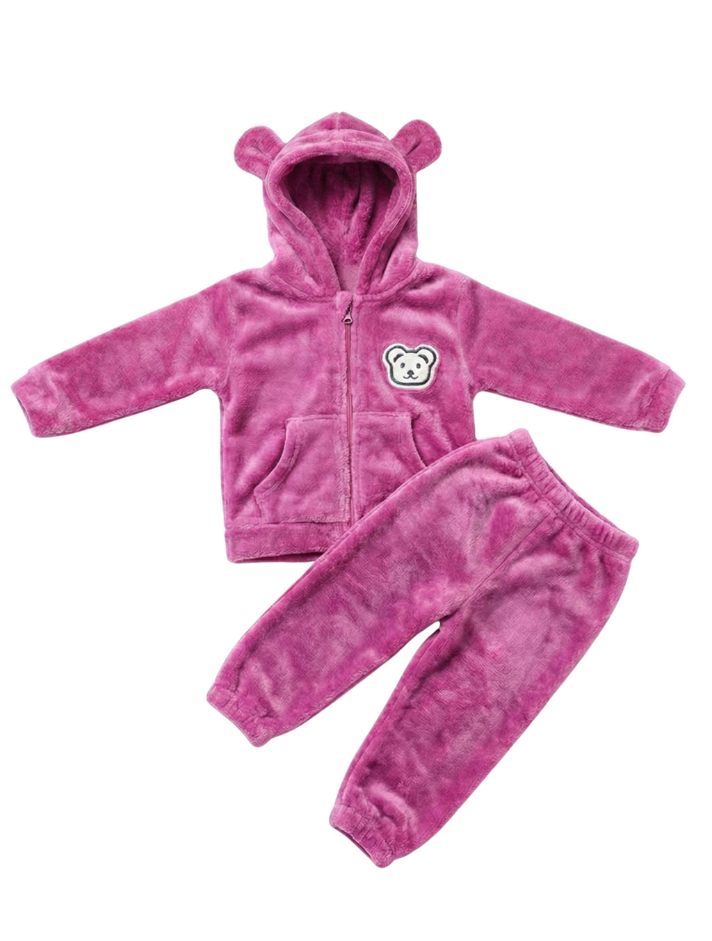 Bear & Bloom – Soft Flannel Teddy Set