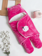 Cozy Cotton Hooded Baby Blanket for New Born