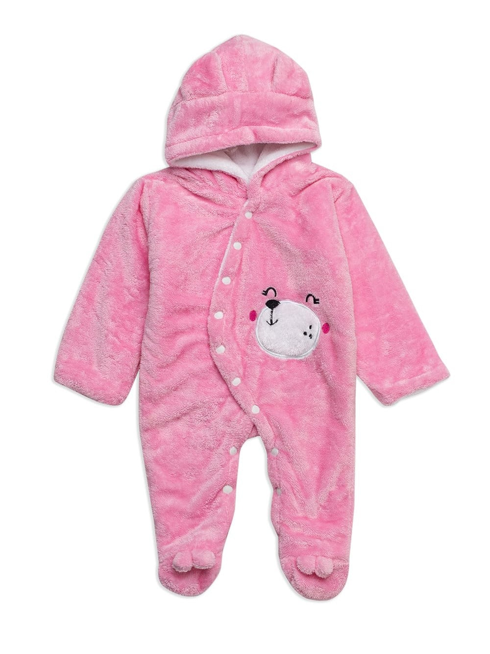 Babyzone Cozybear Fleece Printed Snowsuit