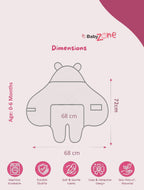 Soft Plush Winter Hooded Swaddle for Newborns